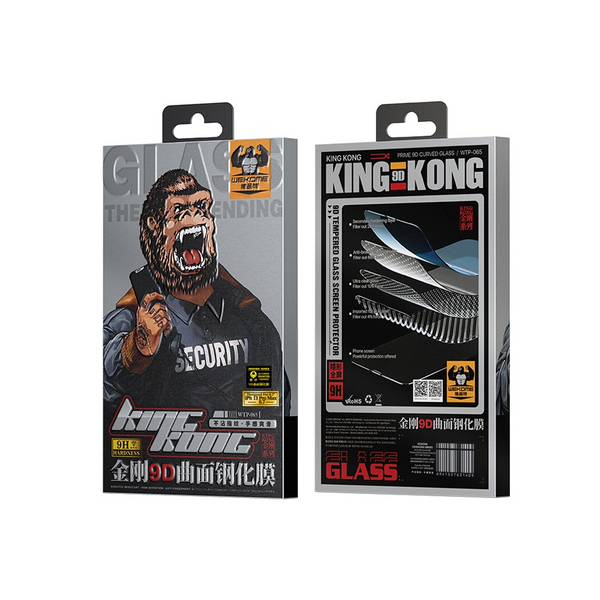 Захисне скло WK WTP-065 KINGKONG 9D Lite Screen Protector HD IP13 Pro Max IP14 Plus 6.7дм 0.33мм 2000700010925 фото