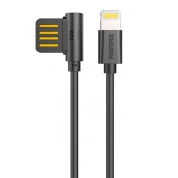 Кабель Remax RC-075i USB Lightning Rayen 1м чорний 6954851274018 фото
