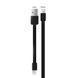 Кабель Combo 2-in-1 WK WDC-009 M&S Lightning microUSB 1м чорний 2000700004696 фото 1