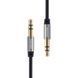 Audio кабель Remax RM-L200 AUX 3.5 miniJack M-M 2м чорний 2000700000360 фото 1
