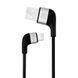 Кабель Recci RCL-J100 USB Lightning Swift 2.4А 1м чорний 6955482587980 фото 1