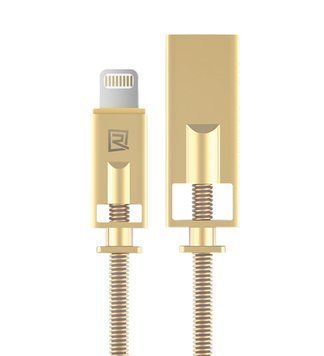 Кабель Remax RC-056i USB Lightning Royalty 1м золото 6954851261728 фото