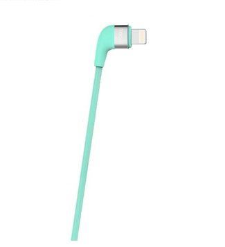 Кабель Recci RCL-J100 USB Lightning Swift 2.4А 1м зелений 6955482586013 фото