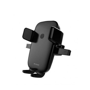 Автотримач з бездротовою зарядкою WK WP-U47 Wireless Car Charger Holder чорний 6941027607169 фото