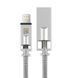 Кабель Remax RC-056i USB Lightning Royalty 1м срібло 6954851261735 фото 1