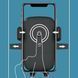 Автотримач з бездротовою зарядкою WK WP-U48 Wireless Car Charger Holder чорний 6941027607152 фото 4