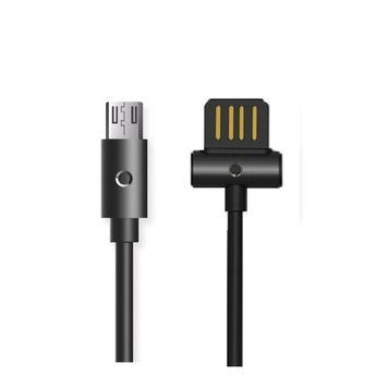 Кабель Remax RC-082m USB МicroUSB Waist Drum 1м чорний 6954851279488 фото