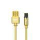 Кабель Remax RC-095i USB Lightning Gravity 1м золото 6954851280941 фото 1