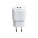 Мережевий зарядний пристрій Remax RP-U22m 2.4A 2 USB плюс кабель microUSB 220V EU білий 6954851298281 фото 4