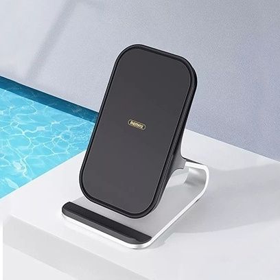Підставка з бездротовою зарядкою Remax RP-W12 Alloy Wireless 10W чорний 6954851231875 фото