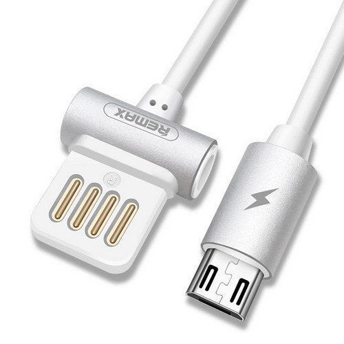 Кабель Remax RC-082m USB МicroUSB Waist Drum 1м білий 6954851279464 фото