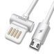 Кабель Remax RC-082m USB МicroUSB Waist Drum 1м білий 6954851279464 фото 2