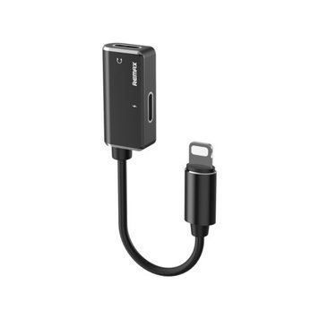 Перехідник Remax RL-LA02i Enjoy 2in1 Lightning to 2Lightning-F 12см чорний 6954851297994 фото