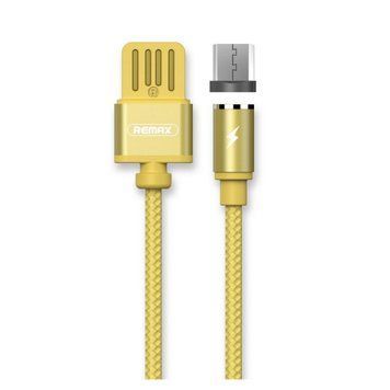 Кабель Remax RC-095m USB МicroUSB Gravity 1м золото 6954851280958 фото