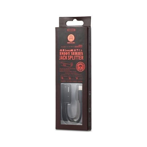 Перехідник Remax RL-LA02i Enjoy 2in1 Lightning to 2Lightning-F 12см чорний 6954851297994 фото
