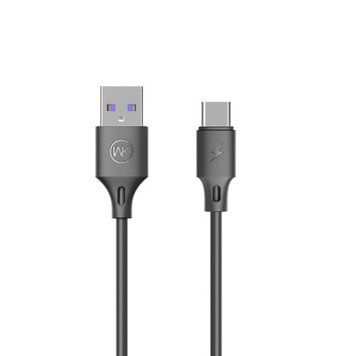 Кабель WK WDC-101a USB Type-C Full Speed Pro 5А 1м чорний 6941027607343 фото
