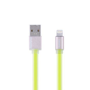 Кабель Remax RC-005i Colorful USB Lightning 1m зелений 6954851222521 фото
