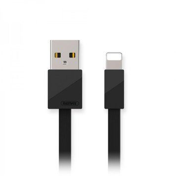 Кабель Remax RC-105i USB Lightning Blade 1м чорний 6954851285182 фото