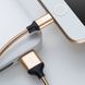Кабель Recci RCT-W100 USB Type-C Gravel 1м золото 6955482585566 фото 2