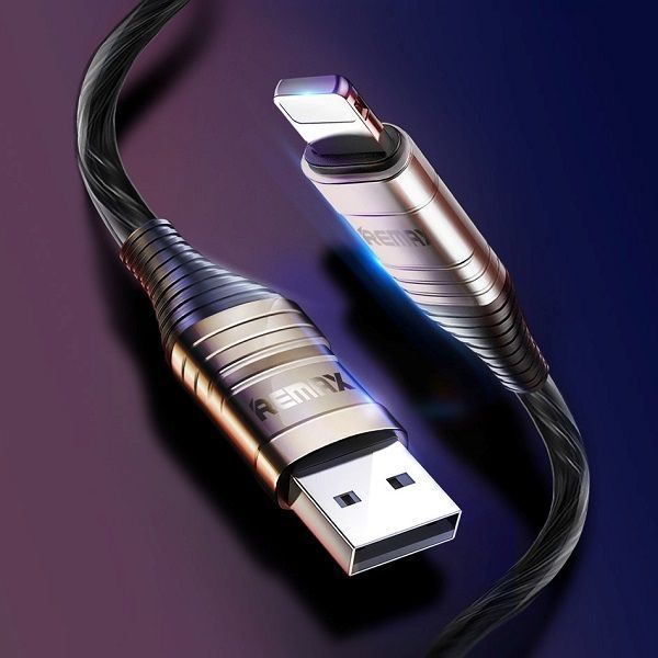 Кабель Remax RC-130i USB Lightning EL Ultimate Edition 1м чорний 6954851297550 фото