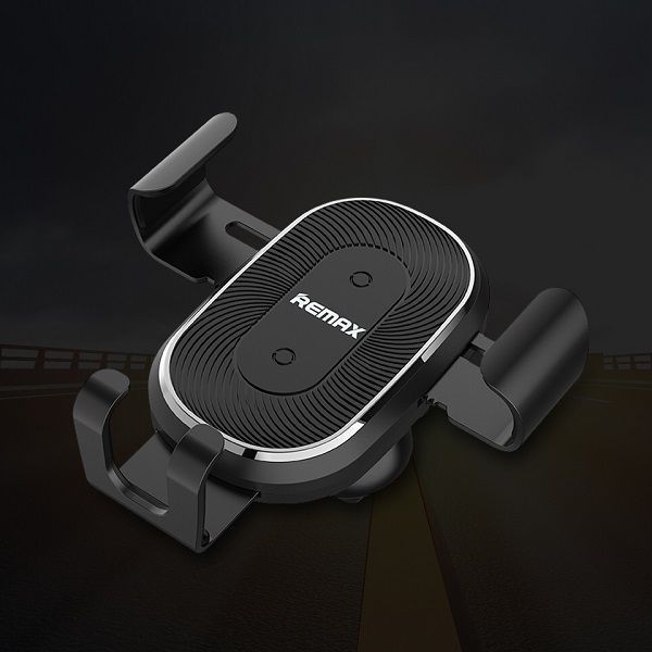 Автотримач з бездротовою зарядкою Remax RM-C38 Wireless Charger 10W чорний 6954851298250 фото