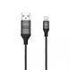 Кабель Remax RC-130i USB Lightning EL Ultimate Edition 1м чорний 6954851297550 фото 3